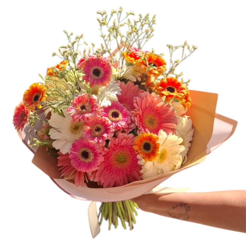 Ramo de gerberas multicolor